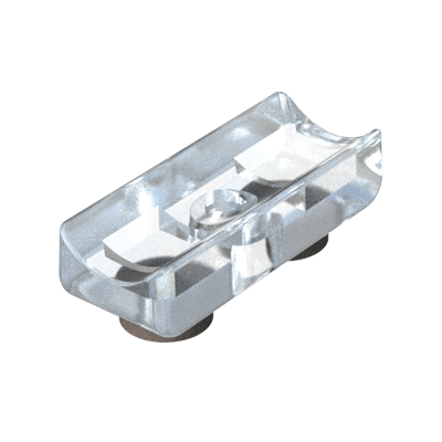 Saddle foot for round tubes