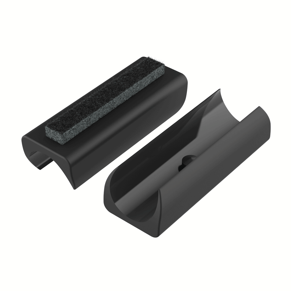 Saddle foot for round tubes