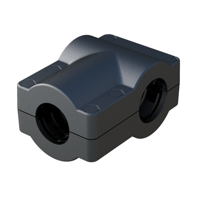 Connector suitable for attaching round profiles quickly and conveniently, eliminating the costs of welding. Connectors set has screws and plugs included, which allows to cover the screw heads. Thanks to it the surface is smooth, which allows to avoid the accumulation of dirt and humidity providing better aesthetics. At request, possibility to manufacture custom connectors and cover them with slogan, logo, colors of your company or other drawings (Minimum quantity 250 Units).