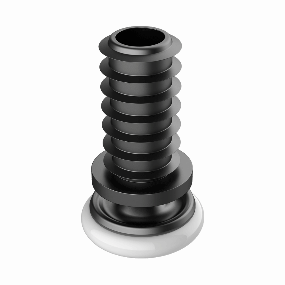 Our ribbed round tube insert is available in different base material and finishing. Maximum bending degree is 20°.