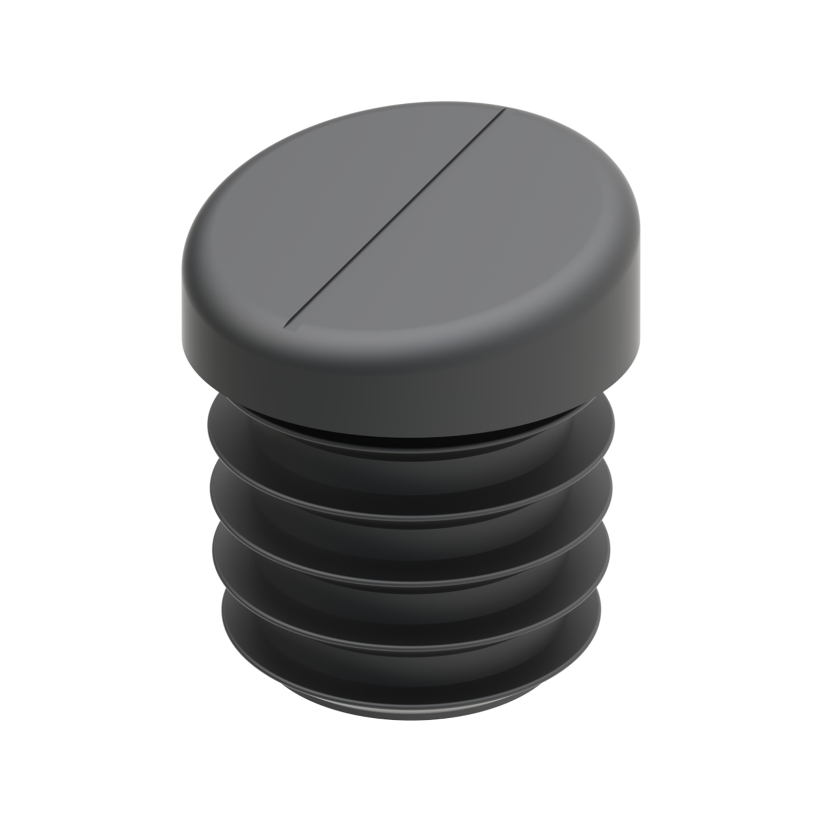Our <b>LGR</b> end caps for round tubes are designed with an inclined base, available in angles ranging from <b>6º to 24º</b>, depending on the reference. They are ideal for furniture, especially chairs, or for applications requiring a fixed inclination.<br><br>
Manufactured from <b>LDPE (Low-Density Polyethylene)</b>, they can also be supplied in <b>TPE (Thermoplastic Elastomer)</b> upon minimum order, providing the piece with <b>anti-slip</b> and <b>noise-reducing</b> properties.<br><br>
Additionally, some references are available with a <b>punched synthetic felt base made of polyester</b>, an ideal option to <b>protect delicate floors and minimize noise</b> caused by friction. For other sizes or felt-base configurations, please contact us.<br><br>
Standard colors are Black <b>RAL 9005</b> and Signal White <b>RAL 9003</b>.<br>