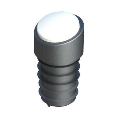 Our gliders for round tubes LGRO have an angle degree that goes from 8 to 10º, or from 12 to 18º, or from 18 to 22º. They are ideal for chairs. This glider has a better finishing compared to our family LGRL. They are manufactured into 2 parts, body and base, so it permits to have a different material and colors. They can be manufactured in <b>RAL colors</b> on demand. The bases are available in different materials, as a sum up, please find below the features of the materials:
<br><br>
* <i><b>PA6 base (nylon)</b></i>: good sliding and no wear-down. For parquet and wood flooring.
<br>
* <i><b>POM+PTFE base(pom+teflon)</b></i>: good sliding, friction-proof, vibration-proof and chemically resistant. For textile flooring like carpet or rugs.
<br>
* <i><b>PUR base (polyurethane)</b></i>: antiskid, vibration-proof, and sound-proof. For ceramic and wood flooring.
<br>
* <i><b>PA630%GF body</b></i>(reinforced nyon with fiberglass).
<br><br>
* Possibility to manufacture the <b>body</b> and the <b>base</b> in<i><b> special materials</b></i> as well as the <b>body</b> in <b>RAL colors</b>.
<br>