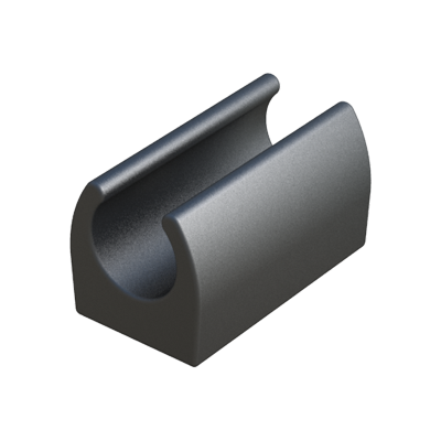 Saddle foot for round tubes