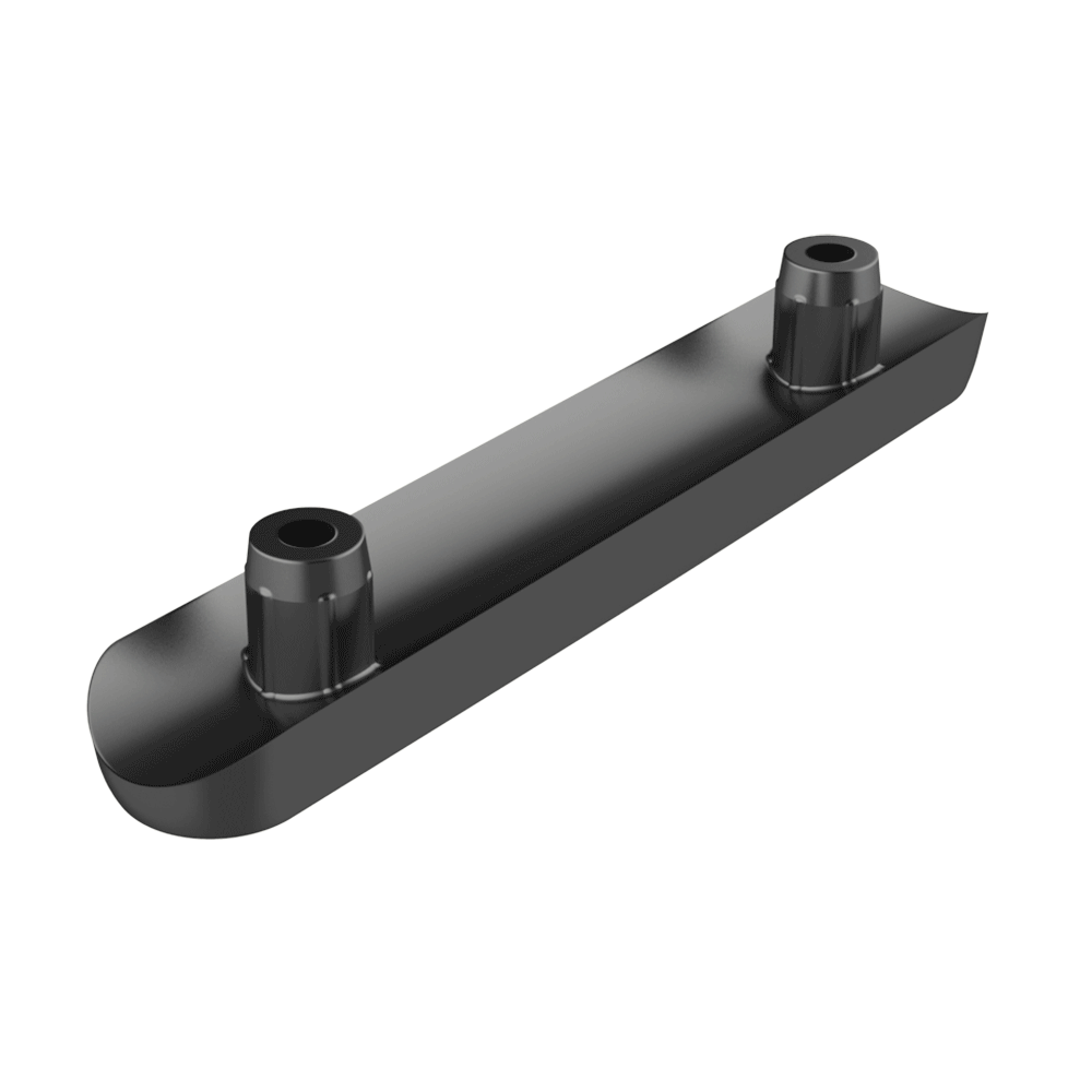 Stopper for round tubes with pegs