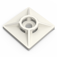 Our craddle mounts are used in applications where a low profile is necessary. Each mount offers a four way entry and is secured either with 2 screws or with an adhesive backing. Choose the suitable cable tie from our group MB.