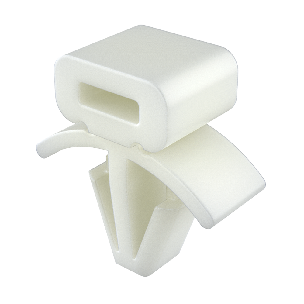 Clip mounts are designed to securely connect a tie to a predrilled hole. They can be used in applications where the back of the panel is inaccessible. Choose the most convenient  cable tie from our group MB.