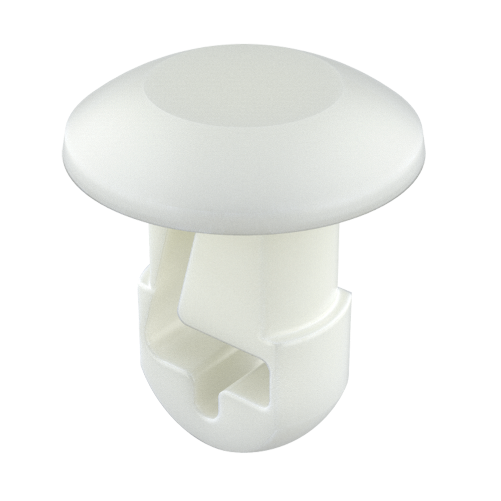 Our cable tie mount has been designed for a predrilled hole for use when both sides of the panel are accessible. Choose the most convenient cable tie from our group MB.