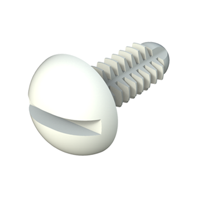 The design of this spin clip combines the advantages of a push-in type fastener with a slotted round screw. For fast assembly, the clip can be pushed into a threaded hole, and then screwed in for a tighter fit, or screwed out for disassembly.