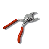 * <i>Adjustable Ergonomic Strain Relief Tool has been carefully designed to help reduce the wrist fatigue associated with bushing installation.
<br>
* <i>The handles are preset to a specified angle, allowing the hand and wrist of the operator to naturally align during normal use.
<br>
* <i>This tool is fully adjustable and will install all sizes of ISC Strain relief bushings (not available for hole sizes larger than 16 mm – 5/8”).