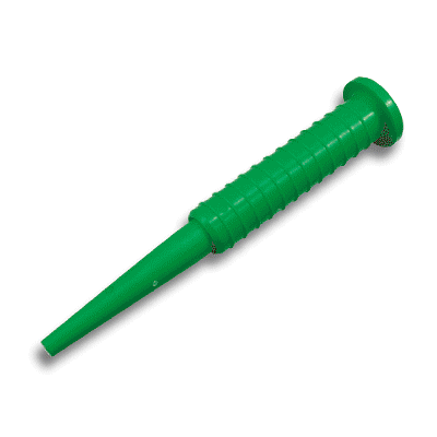 * <i>This tool provides faster assembly and more accurate placement, and positions in hard to reach areas. A Large plunger head and an easy-grip handle reduce operator fatigue.
<br><br>
* <i>MRRA rivets do not have to be predriven. In use, a MRRA rivet is loaded in the tool and inserted in a prepared hole, pressure on the plunger frees the pin and expands the rivet in the assembly.
<br><br>
* <i>Three sizes are available to cover all standard drive rivets. Tools are color coded for identification