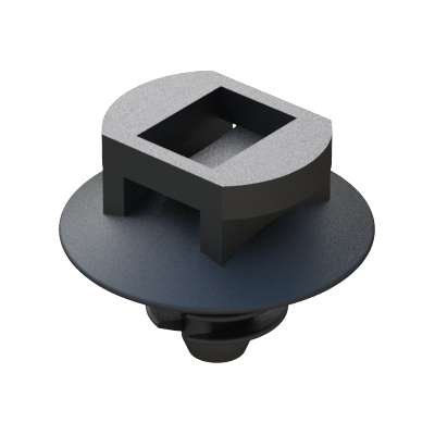 Our fin clip base for cable tie has been designed for being fitted in a predrilled hole. The special head design allows fixing a cable tie. Choose the most convenient cable tie in our group MB.