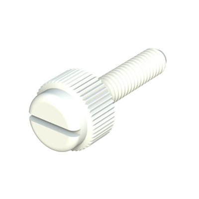 Our nylon grade thumb head screws provide excellent resistance against chemicals (see table of properties). It is a material with a high level of dielectric strength, it does not rust and prevents damage due to breaking strength during mechanical stress.