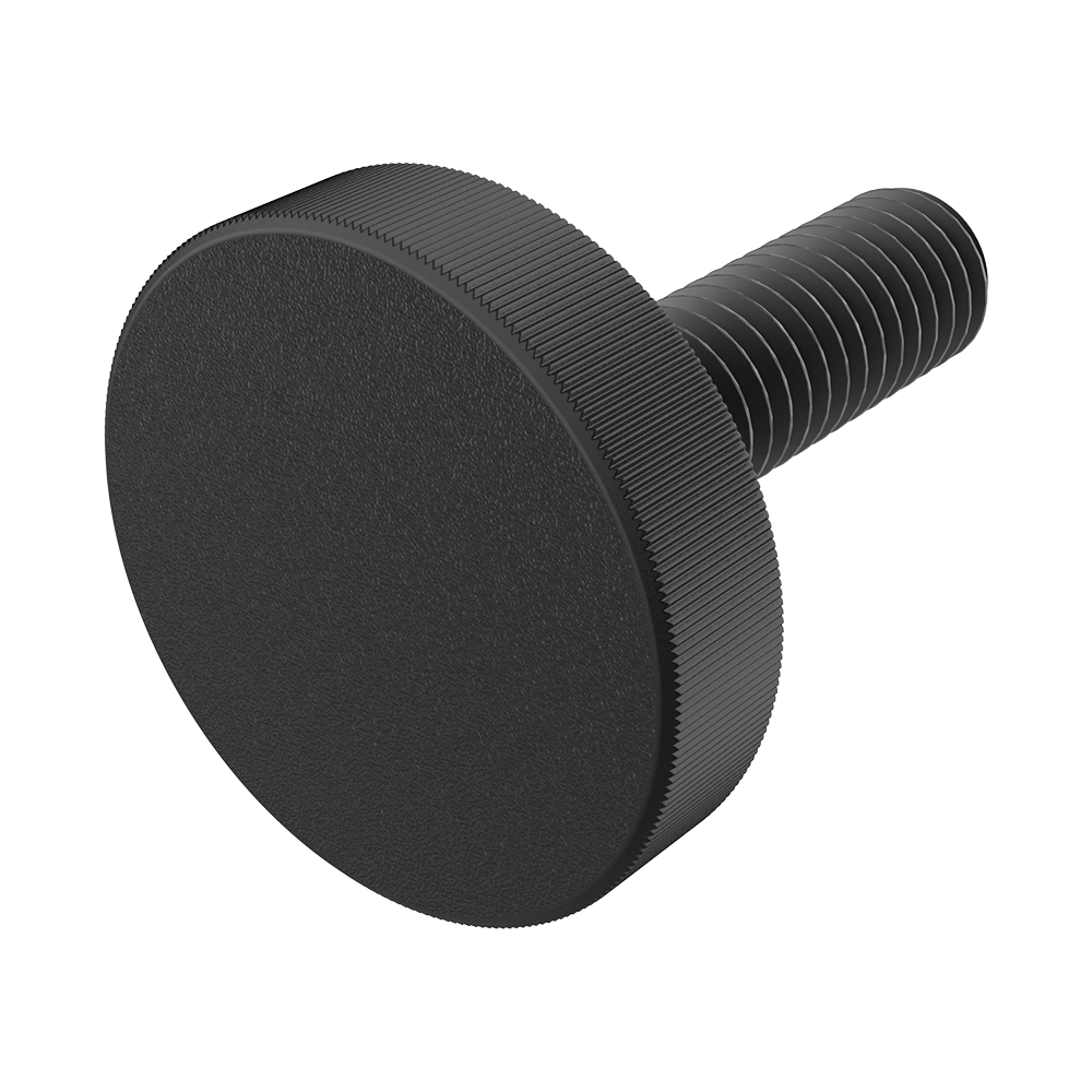 MTV screws are made of <strong>PA66</strong>, a high-quality technical material that combines excellent mechanical strength, good thermal stability, and adequate chemical resistance. They are a lightweight and reliable alternative to metal screws in multiple industrial applications.
<br><br>
Available in several colours (<b>white</b>, <b>grey</b>, <b>black</b>, and <b>red</b>).</p>