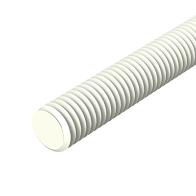 MVR slotted metric threaded studs (similar to DIN 551), are manufactured in <b>PA66</b>, an ideal material for most applications, offering excellent resistance to chemical products (see technical data sheet), high level of dielectric strength, does not rust and prevents damage caused by overvoltage.
<br>
