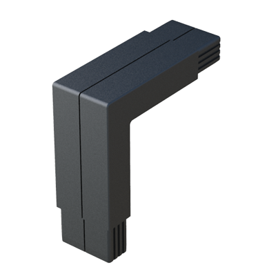 Our elbow connector has been designed in order to connect 2 rectangular tubes.